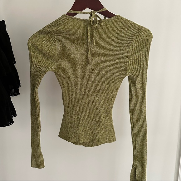 Simkhai Simkhai Alexia Compact Rib Sweetheart Sz XS - Picture 5 of 10